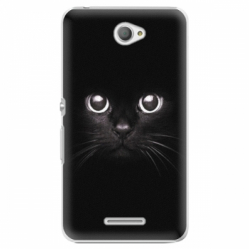 Plastové pouzdro iSaprio - Black Cat - Sony Xperia E4