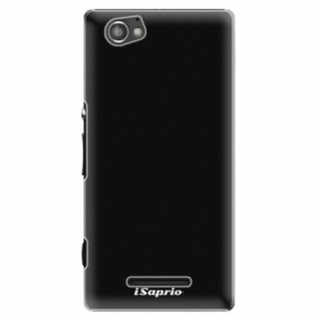 Plastové pouzdro iSaprio - 4Pure - černý - Sony Xperia M