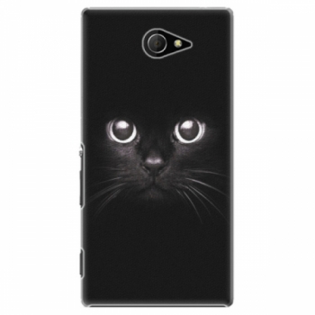 Plastové pouzdro iSaprio - Black Cat - Sony Xperia M2
