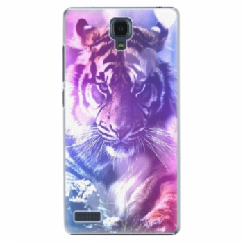 Plastové pouzdro iSaprio - Purple Tiger - Xiaomi Redmi Note