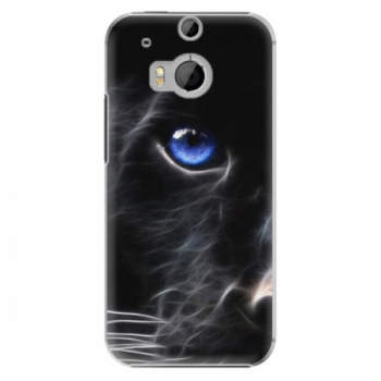Plastové pouzdro iSaprio - Black Puma - HTC One M8
