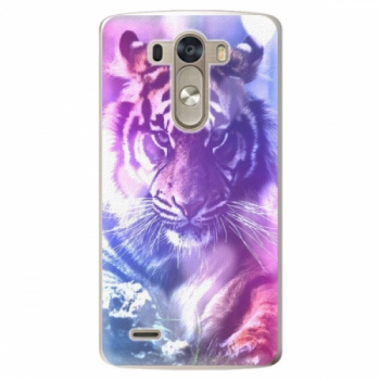 Plastové pouzdro iSaprio - Purple Tiger - LG G3 (D855)