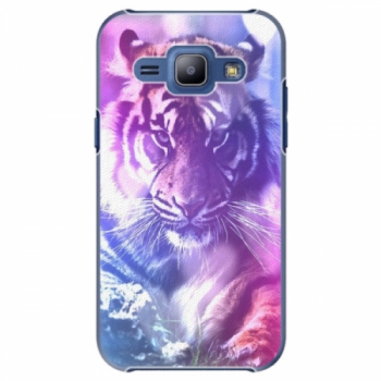 Plastové pouzdro iSaprio - Purple Tiger - Samsung Galaxy J1
