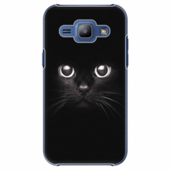 Plastové pouzdro iSaprio - Black Cat - Samsung Galaxy J1