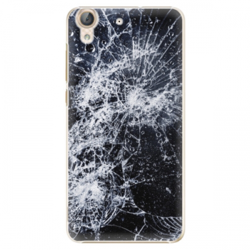 Plastové pouzdro iSaprio - Cracked - Huawei Y6 II