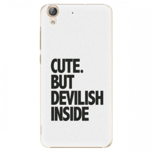 Plastové pouzdro iSaprio - Devilish inside - Huawei Y6 II