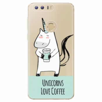 Plastové pouzdro iSaprio - Unicorns Love Coffee - Huawei Honor 8