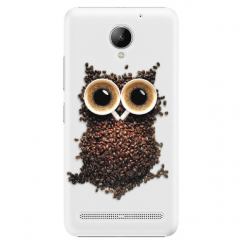 Plastové pouzdro iSaprio - Owl And Coffee - Lenovo C2