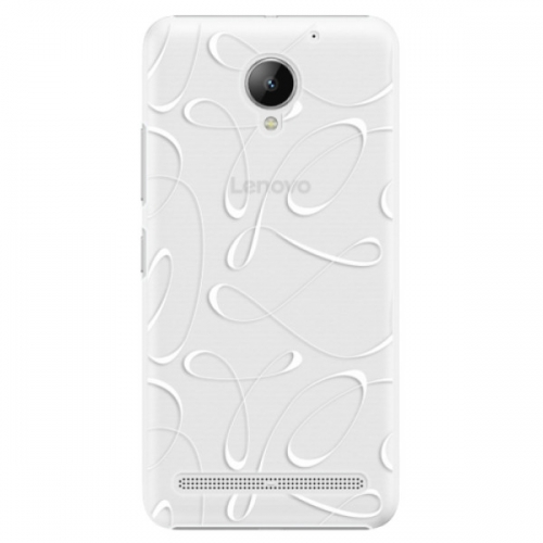 Plastové pouzdro iSaprio - Fancy - white - Lenovo C2