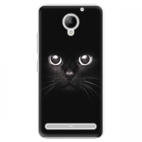 Plastové pouzdro iSaprio - Black Cat - Lenovo C2