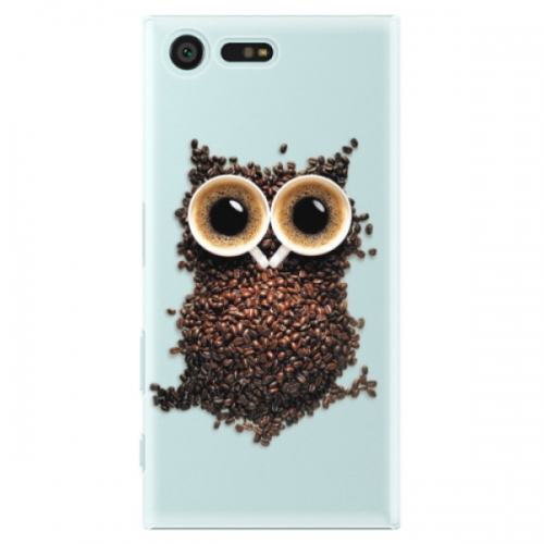 Plastové pouzdro iSaprio - Owl And Coffee - Sony Xperia X Compact