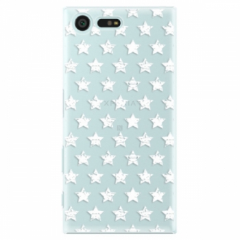Plastové pouzdro iSaprio - Stars Pattern - white - Sony Xperia X Compact