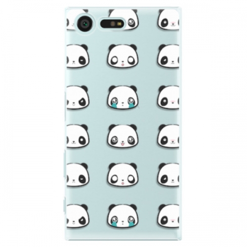 Plastové pouzdro iSaprio - Panda pattern 01 - Sony Xperia X Compact
