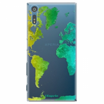 Plastové pouzdro iSaprio - Cold Map - Sony Xperia XZ