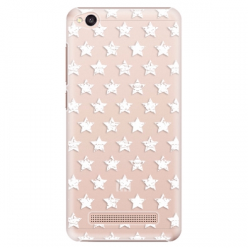 Plastové pouzdro iSaprio - Stars Pattern - white - Xiaomi Redmi 4A