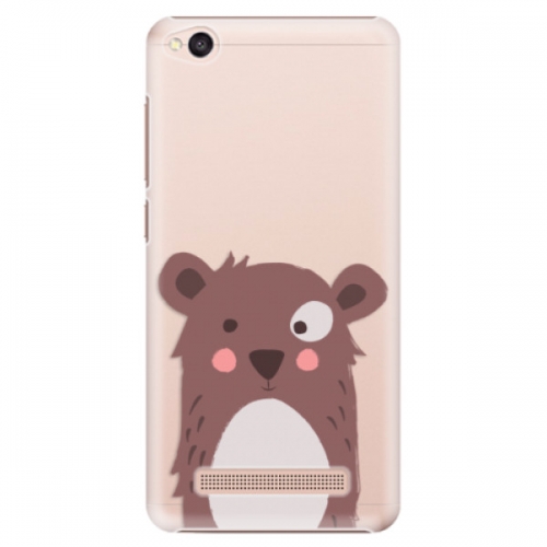 Plastové pouzdro iSaprio - Brown Bear - Xiaomi Redmi 4A