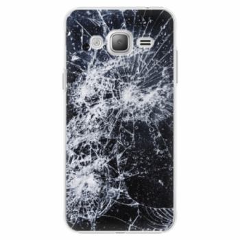 Plastové pouzdro iSaprio - Cracked - Samsung Galaxy J3