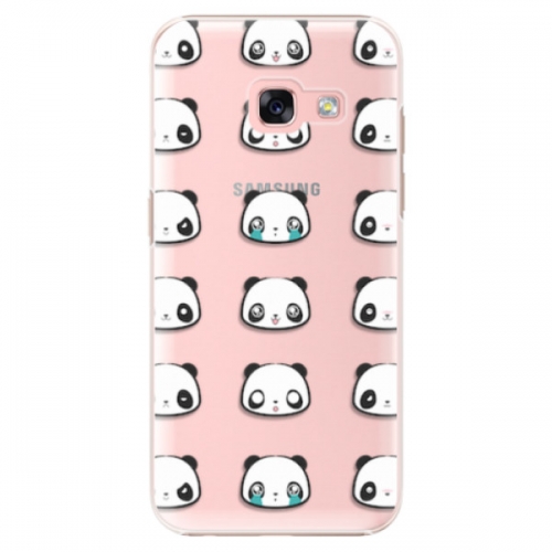 Plastové pouzdro iSaprio - Panda pattern 01 - Samsung Galaxy A3 2017