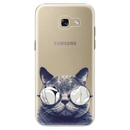 Plastové pouzdro iSaprio - Crazy Cat 01 - Samsung Galaxy A5 2017
