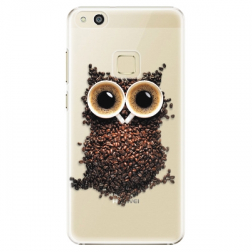 Plastové pouzdro iSaprio - Owl And Coffee - Huawei P10 Lite