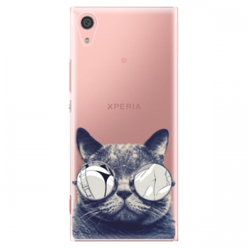 Plastové pouzdro iSaprio - Crazy Cat 01 - Sony Xperia XA1