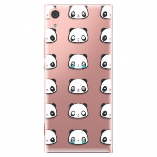 Plastové pouzdro iSaprio - Panda pattern 01 - Sony Xperia XA1