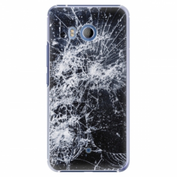 Plastové pouzdro iSaprio - Cracked - HTC U11
