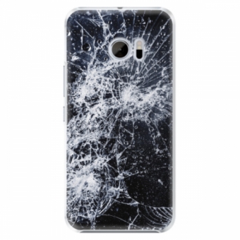 Plastové pouzdro iSaprio - Cracked - HTC 10