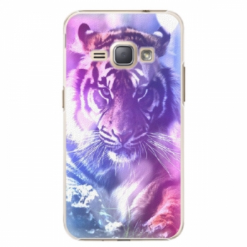 Plastové pouzdro iSaprio - Purple Tiger - Samsung Galaxy J1 2016