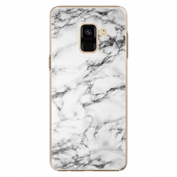 Plastové pouzdro iSaprio - White Marble 01 - Samsung Galaxy A8 2018