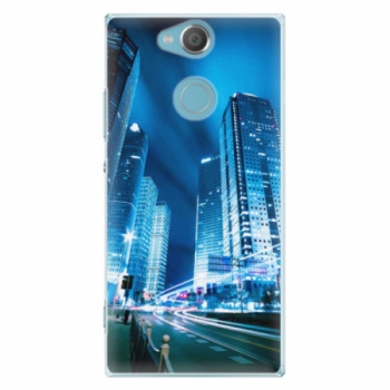 Plastové pouzdro iSaprio - Night City Blue - Sony Xperia XA2