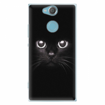Plastové pouzdro iSaprio - Black Cat - Sony Xperia XA2