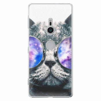 Plastové pouzdro iSaprio - Galaxy Cat - Sony Xperia XZ2