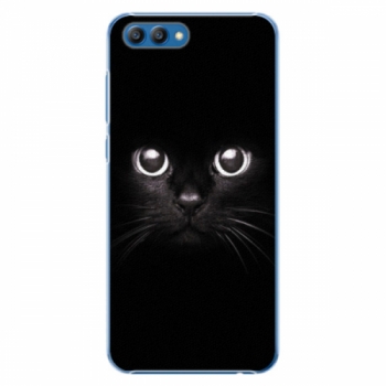 Plastové pouzdro iSaprio - Black Cat - Huawei Honor View 10