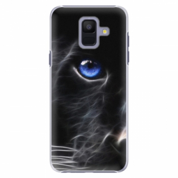 Plastové pouzdro iSaprio - Black Puma - Samsung Galaxy A6