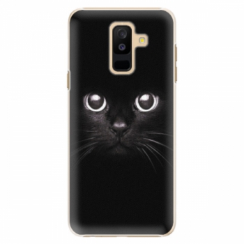 Plastové pouzdro iSaprio - Black Cat - Samsung Galaxy A6+