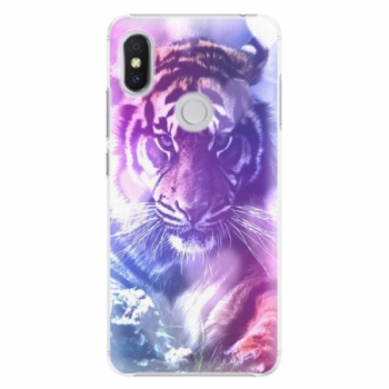 Plastové pouzdro iSaprio - Purple Tiger - Xiaomi Redmi S2