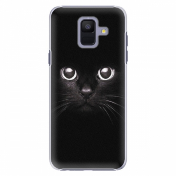Plastové pouzdro iSaprio - Black Cat - Samsung Galaxy A6
