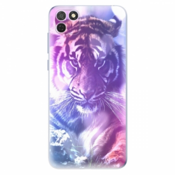 Odolné silikonové pouzdro iSaprio - Purple Tiger - Honor 9S