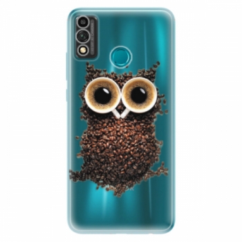Odolné silikonové pouzdro iSaprio - Owl And Coffee - Honor 9X Lite