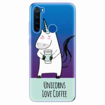 Odolné silikonové pouzdro iSaprio - Unicorns Love Coffee - Xiaomi Redmi Note 8T