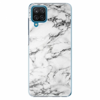 Plastové pouzdro iSaprio - White Marble 01 - Samsung Galaxy A12