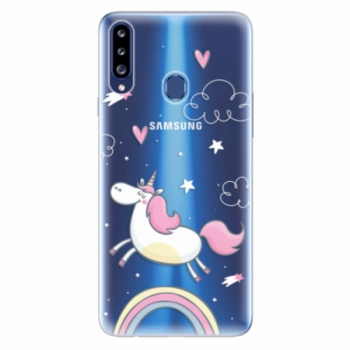 Odolné silikonové pouzdro iSaprio - Unicorn 01 - Samsung Galaxy A20s