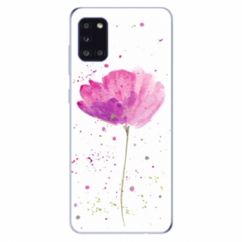 Odolné silikonové pouzdro iSaprio - Poppies - Samsung Galaxy A31