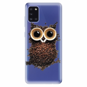 Odolné silikonové pouzdro iSaprio - Owl And Coffee - Samsung Galaxy A31