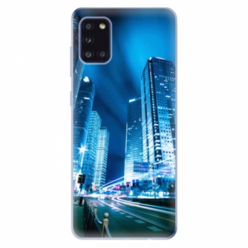 Odolné silikonové pouzdro iSaprio - Night City Blue - Samsung Galaxy A31