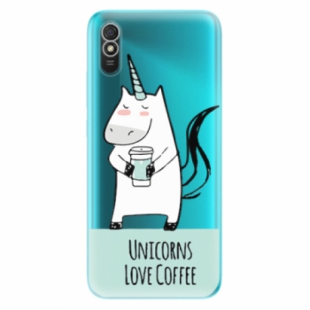 Odolné silikonové pouzdro iSaprio - Unicorns Love Coffee - Xiaomi Redmi 9A