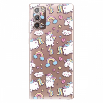 Odolné silikonové pouzdro iSaprio - Unicorn pattern 02 - Samsung Galaxy Note 20