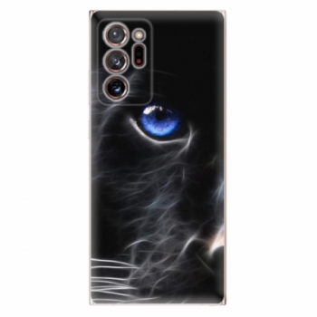 Odolné silikonové pouzdro iSaprio - Black Puma - Samsung Galaxy Note 20 Ultra