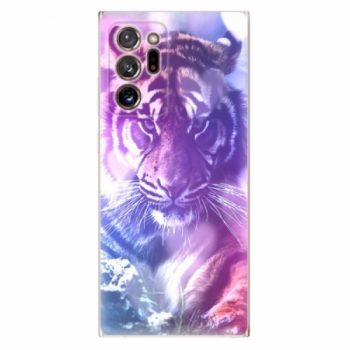 Odolné silikonové pouzdro iSaprio - Purple Tiger - Samsung Galaxy Note 20 Ultra
